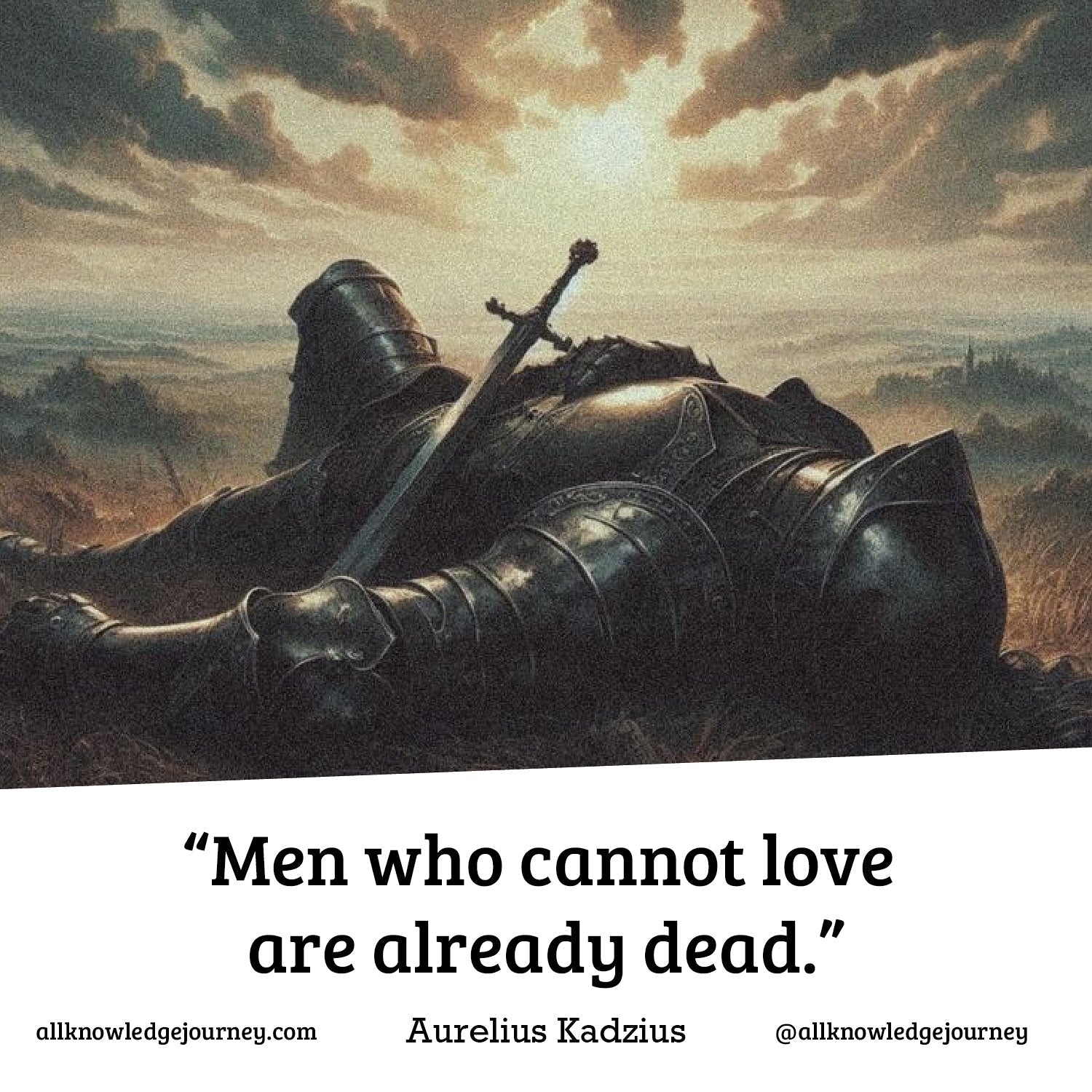 Men Who Cannot Love Are Already Dead