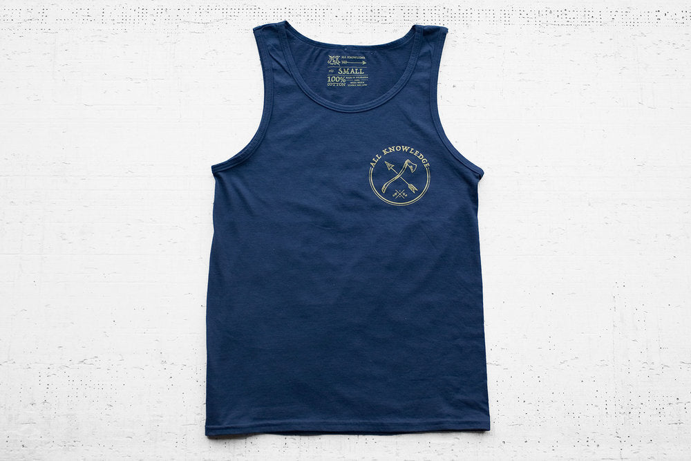 Seek Knowledge by Rumi | Mens Summer Tank Top