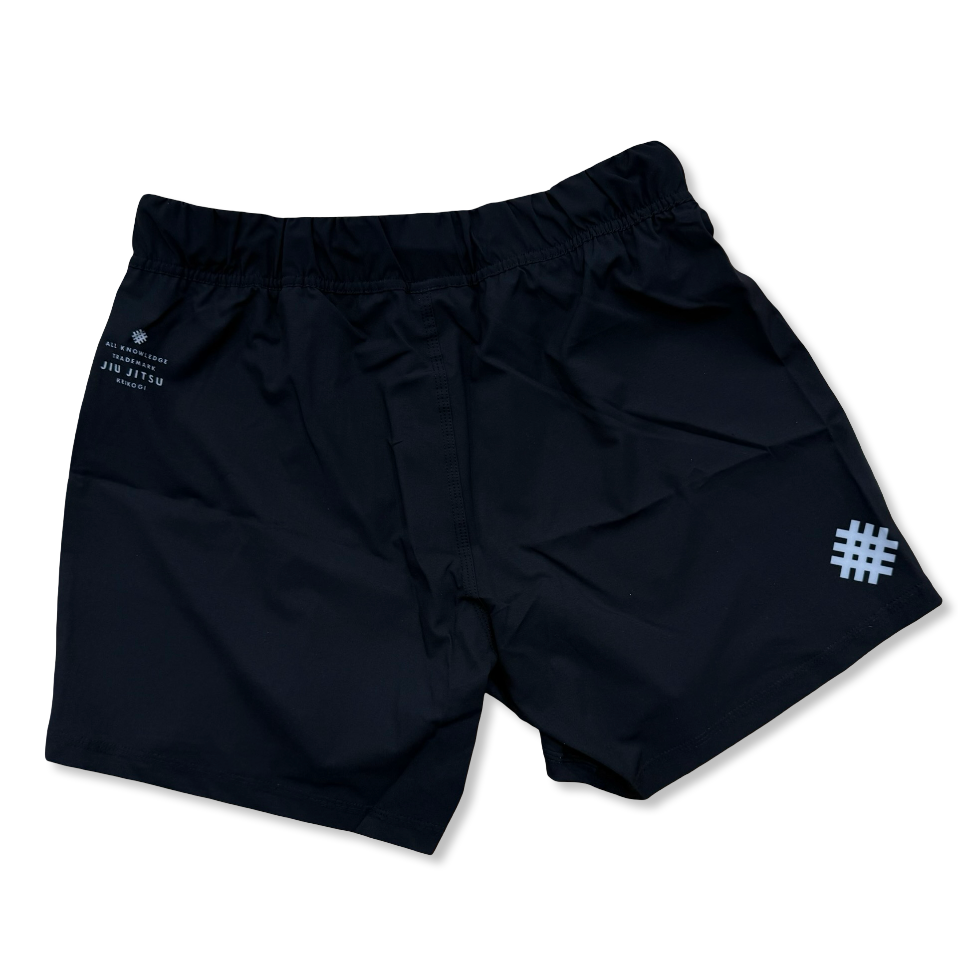 AK Black BJJ No-Gi Shorts | 6" Inseam
