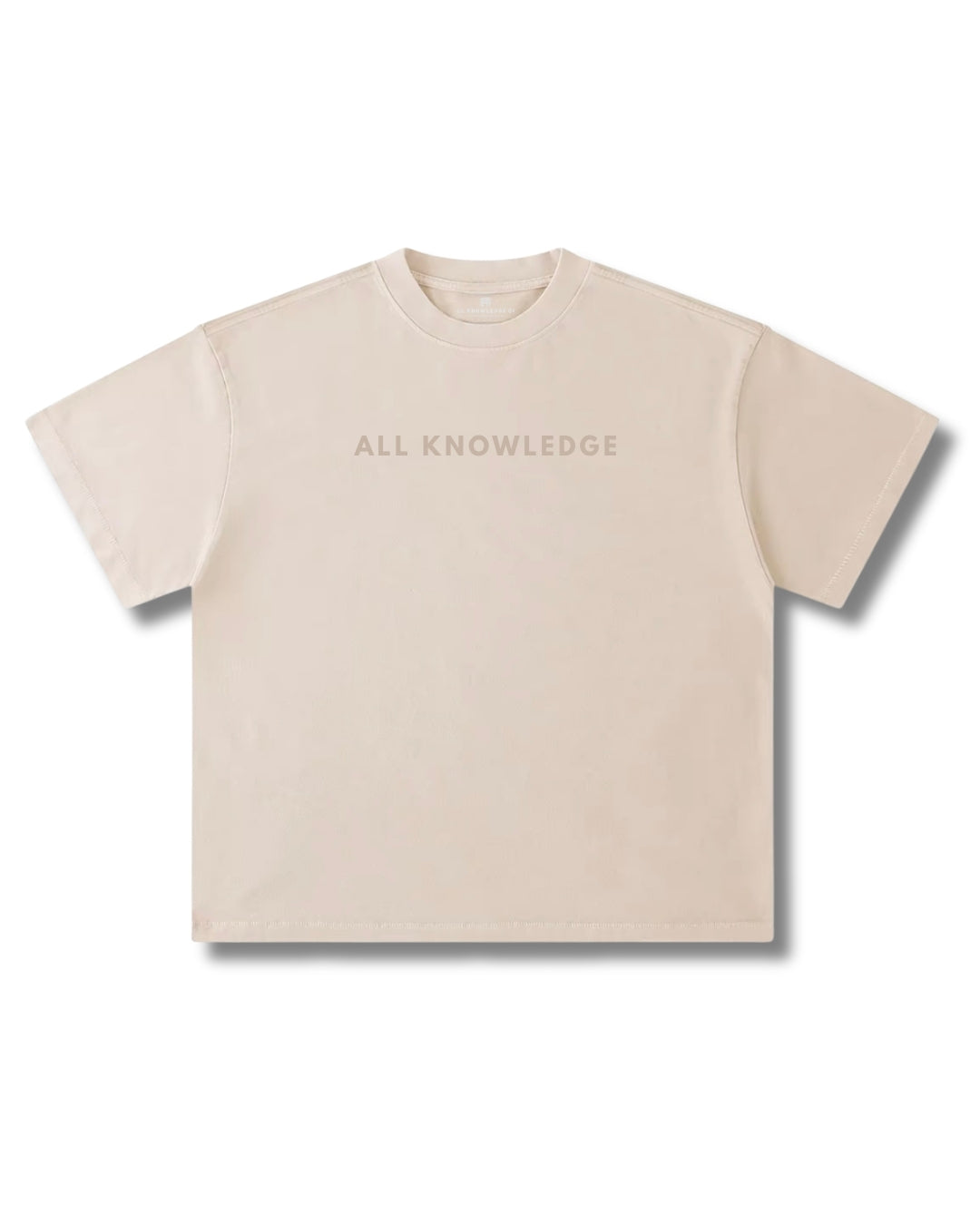 All Knowledge Heavyweight Washed Boxy Tee