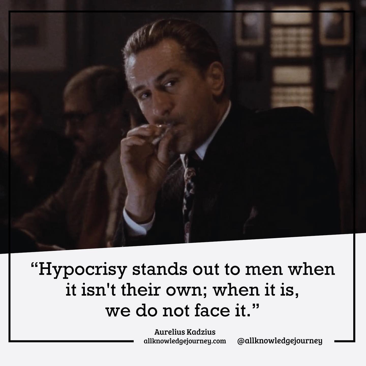 The Weight of Hypocrisy