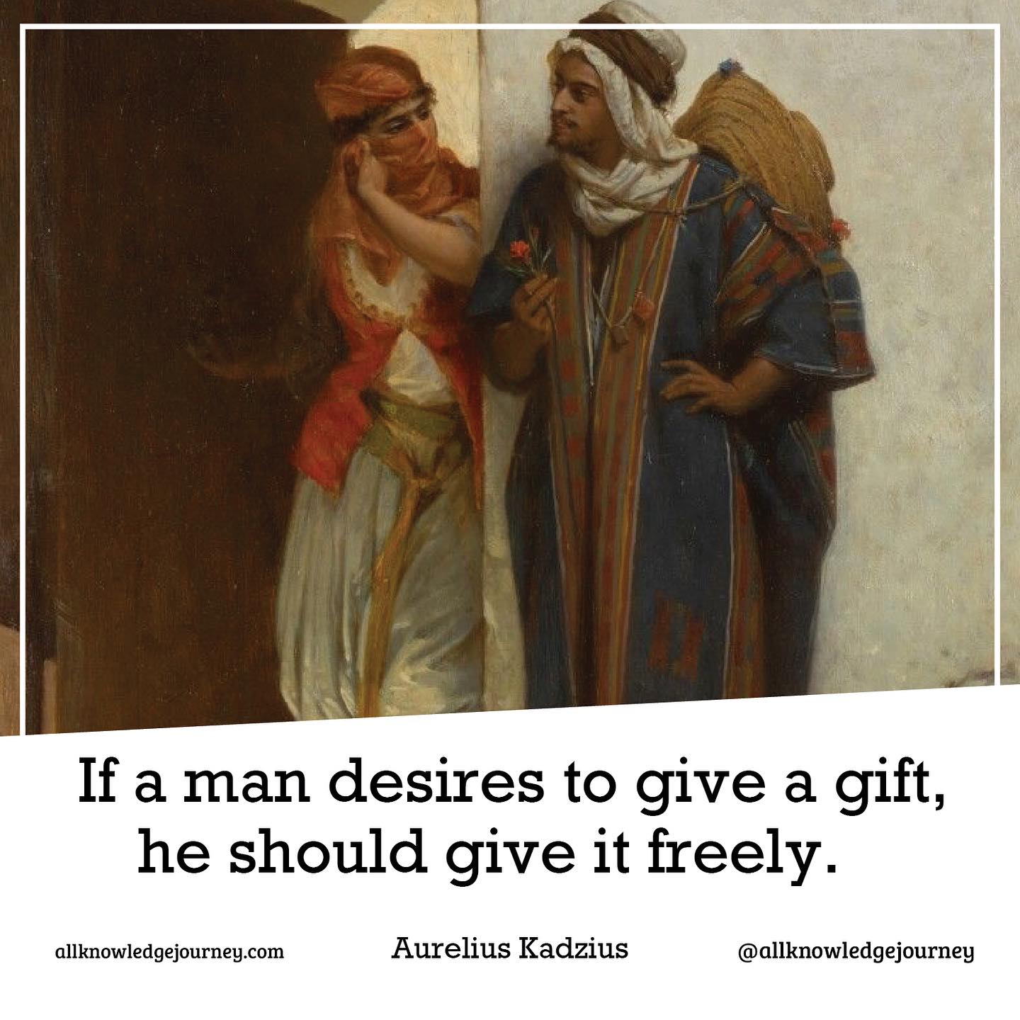 Give Freely Without Expectation