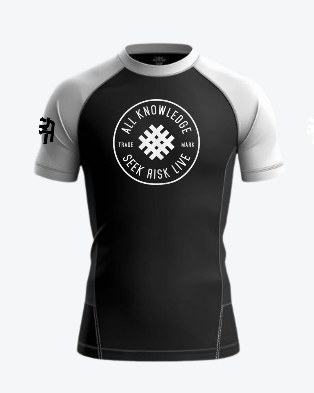 AK Ranked Short Sleeve Jiu-Jitsu Rashguard - All Knowledge Journey
