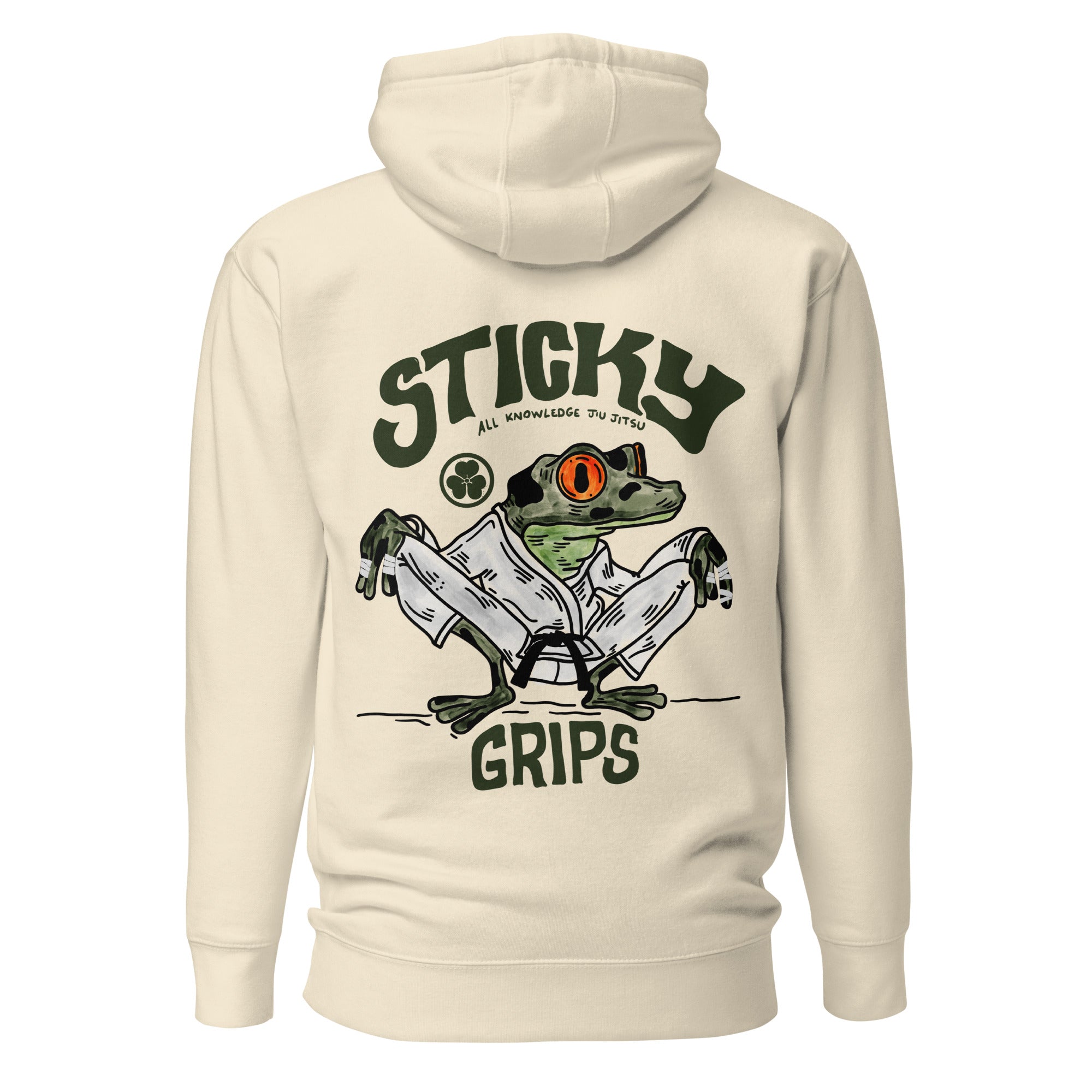 Sticky Grips Hoodie_ Back Jiu-Jitsu