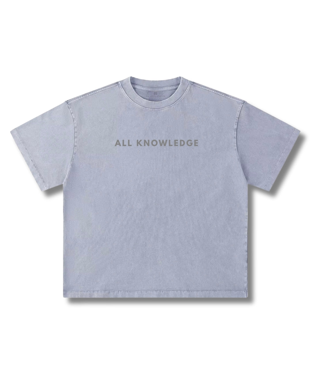 All Knowledge Heavyweight Washed Boxy Tee